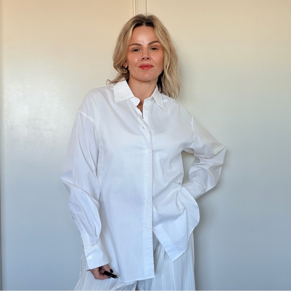 New Almina Concept Oversized Shirt in White